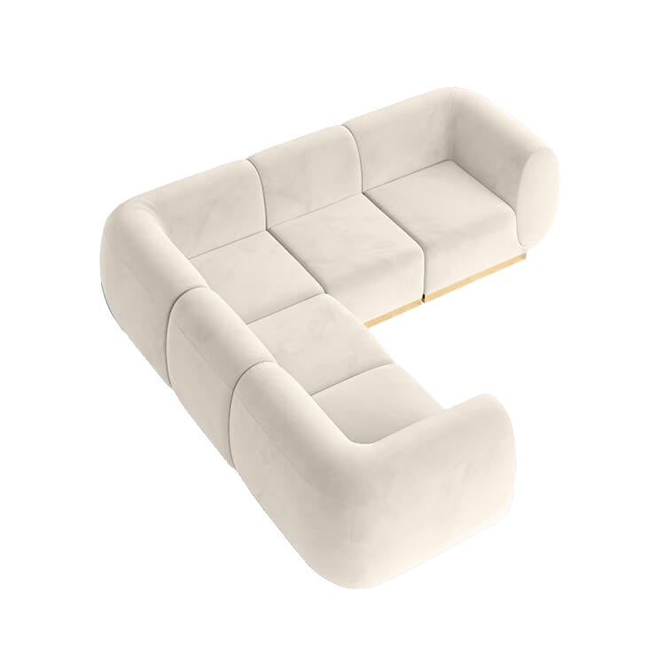 Colette L Sofa - Ivory