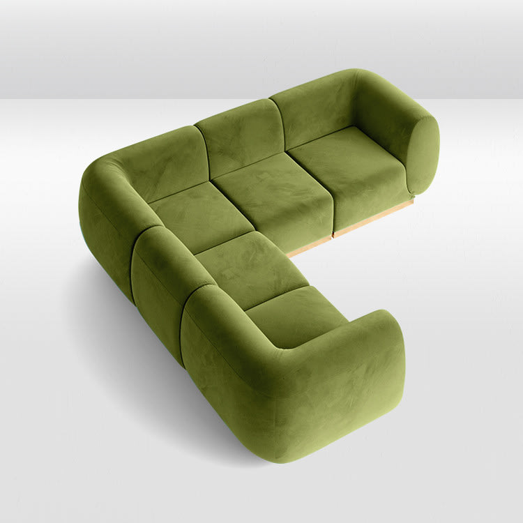 Colette L Sofa - Moss view 2