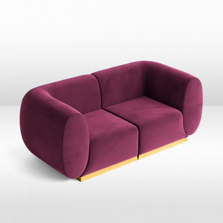 Colette Loveseat - Berry view 2