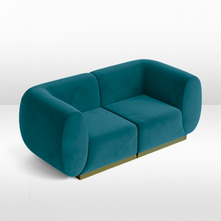 Colette Loveseat - Dark Teal view 5