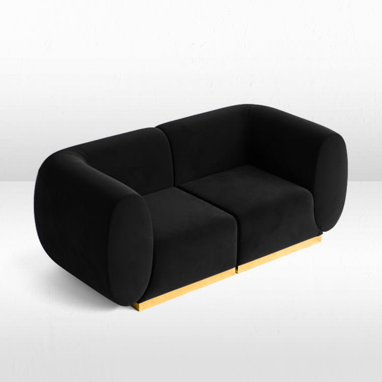 Colette Loveseat - Black view 5