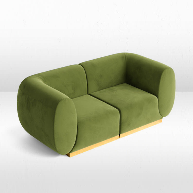 Colette Loveseat - Moss view 2