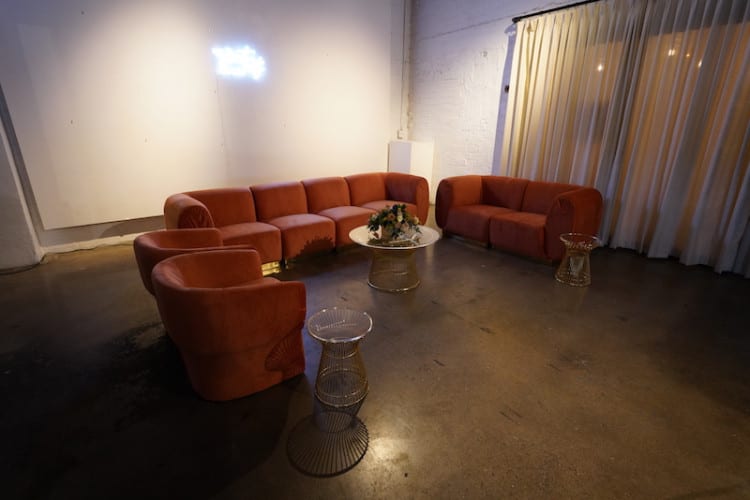 Colette Loveseat - Rust view 4