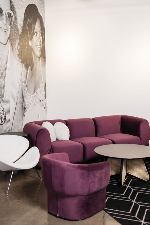 Colette Sofa - Berry view 3