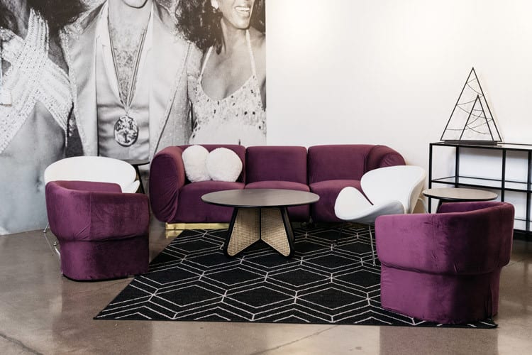 Colette Sofa - Berry view 2