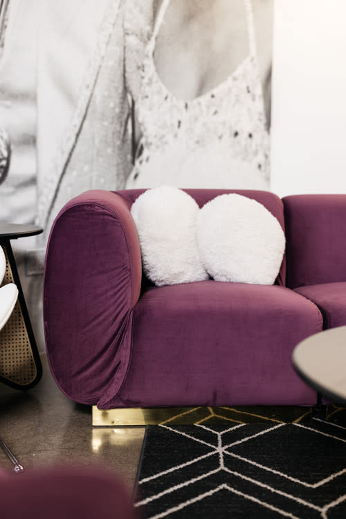 Colette Sofa - Berry view 6