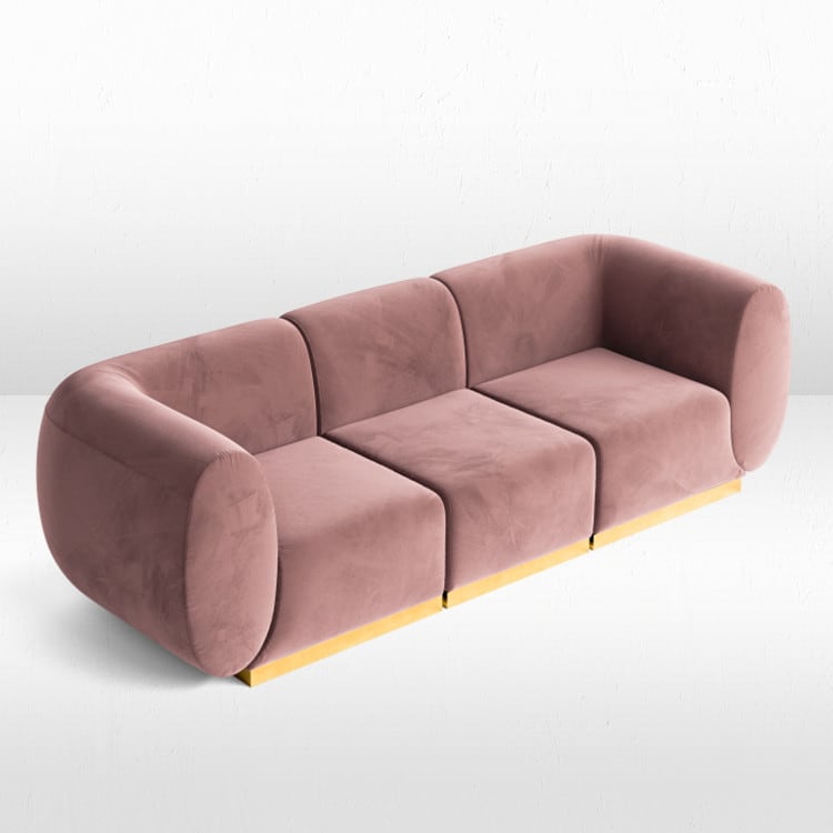 Colette Sofa - Blush view 4