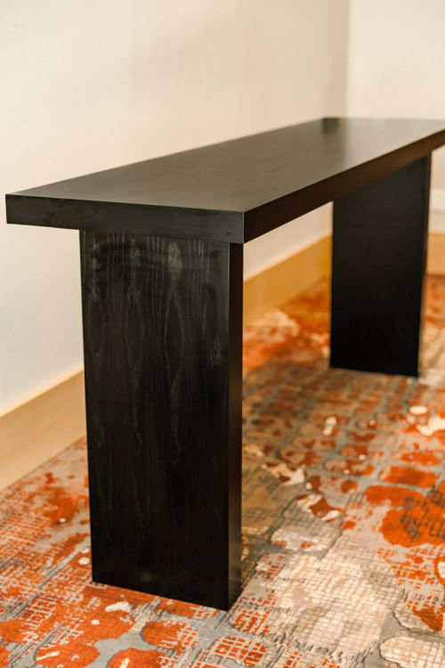 Drake Communal Table - Black view 9