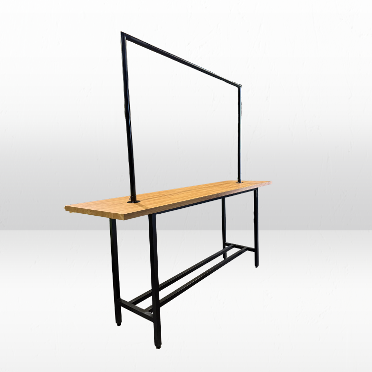 Hunter Communal Table / Natural Top view 2