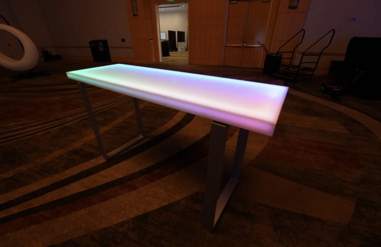 6ft Glowing Communal Table view 7