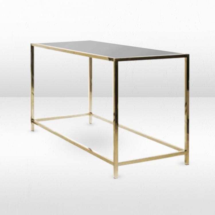 Rivington Flat Gold Communal Table / Silver Mirror view 2
