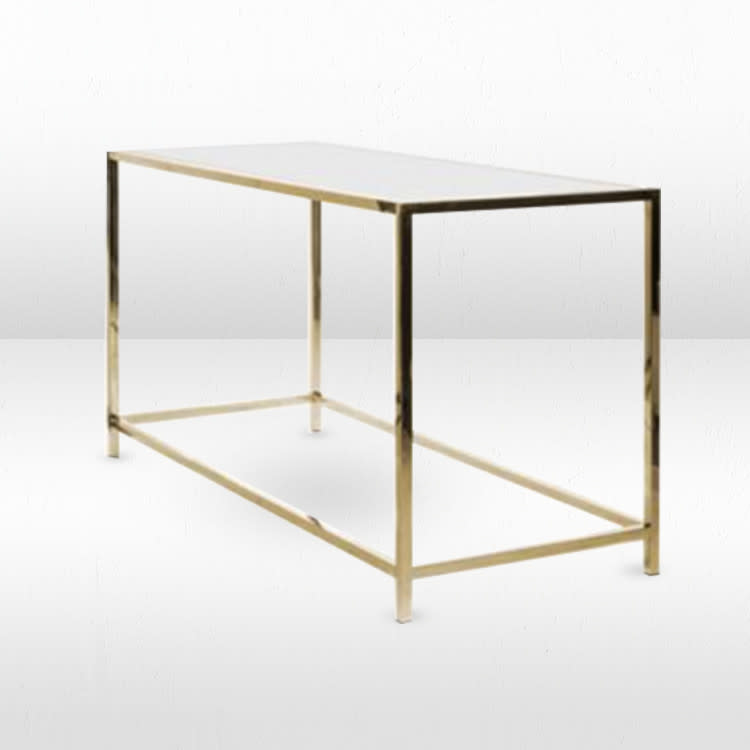 Rivington Flat Gold Communal Table - Flat Gold view 7