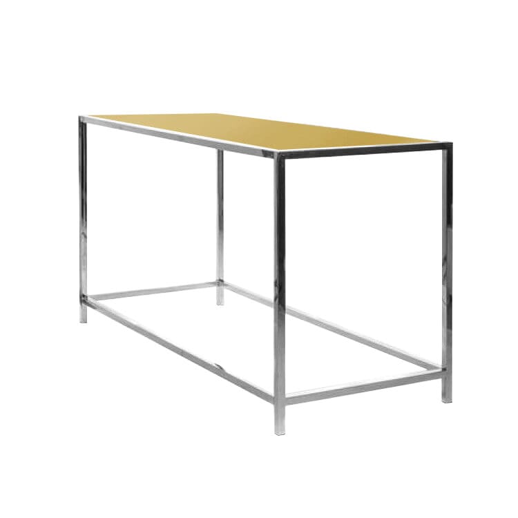 Rivington Silver Communal Table / Gold Mirror Top