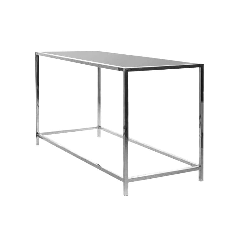 Rivington Silver Communal Table / Silver Mirror Top