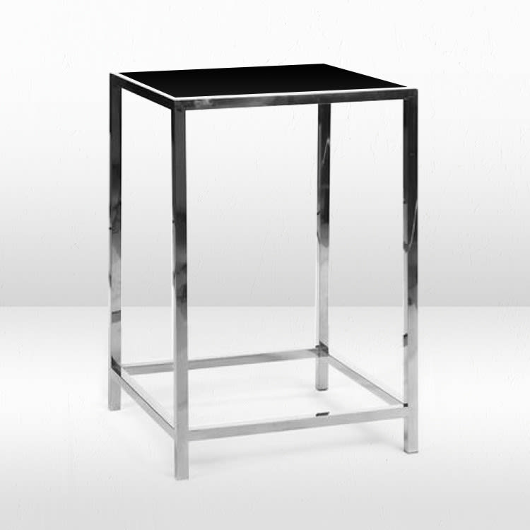 Capital Cruiser Silver Table / Black Matte Top view 2