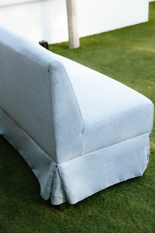 Eden Loveseat - English Blue view 3