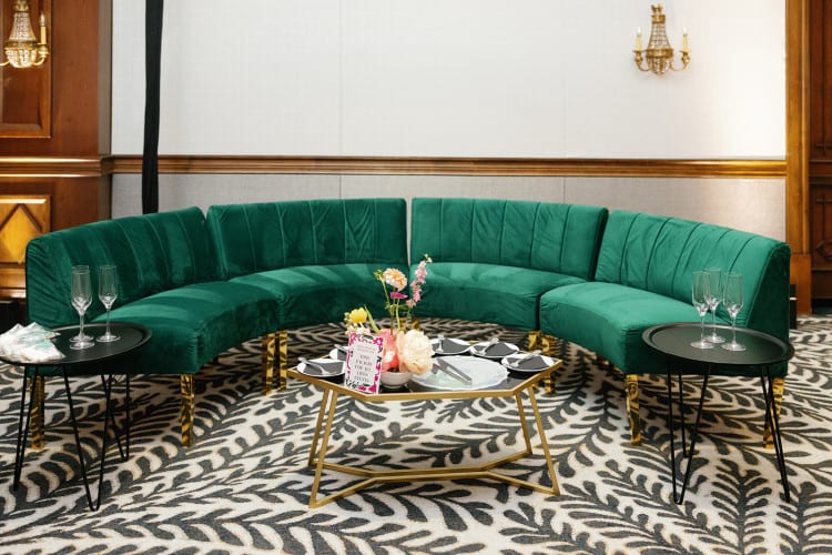 Geo Coffee Table / Black Matte Top view 3