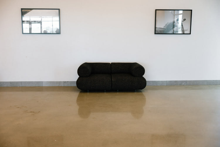 Juno Loveseat - Confetti Black view 3
