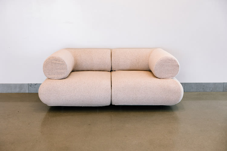 Juno Loveseat - Confetti Dusty Rose view 6