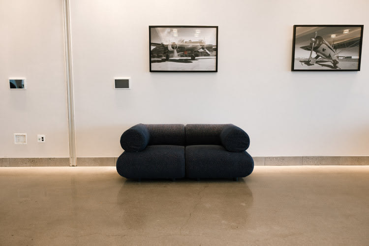 Juno Loveseat - Confetti Sapphire view 3
