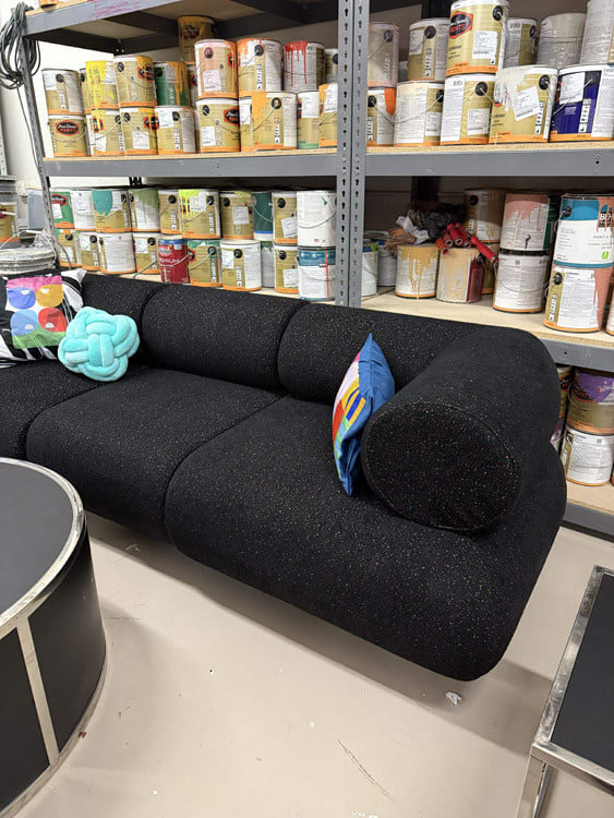 Juno Sofa - Confetti Black view 6