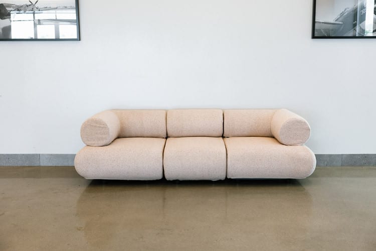 Juno Sofa - Confetti Dusty Rose view 3