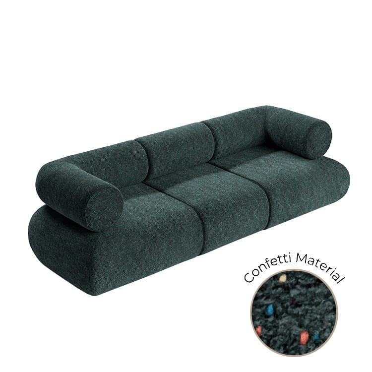 Juno Sofa - Confetti Emerald