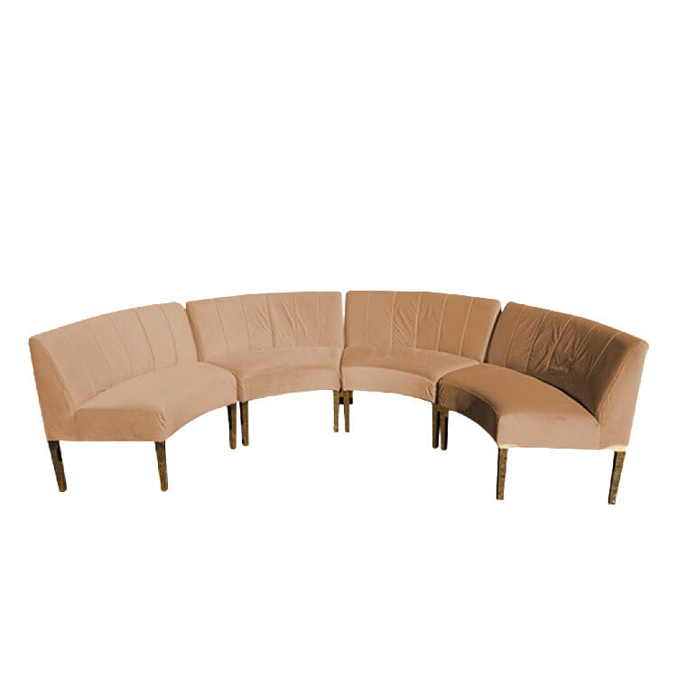Kincaid Crescent Sofa - Champagne