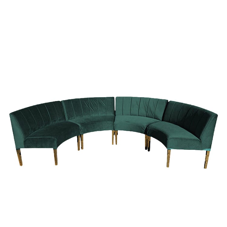 Kincaid Crescent Sofa - Emerald