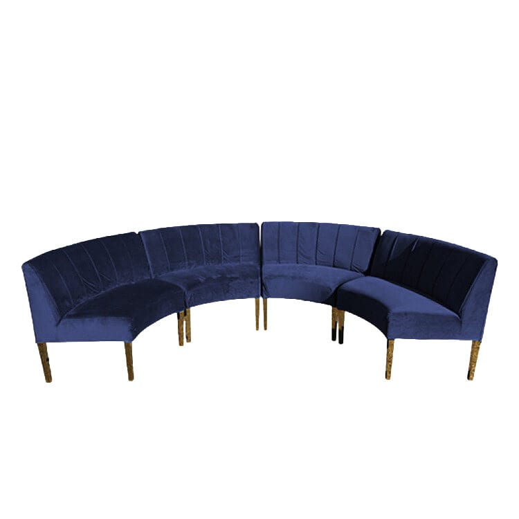 Kincaid Crescent Sofa - Sapphire