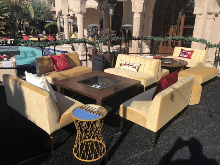 Kincaid Loveseat - Champagne view 2