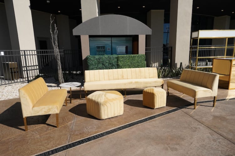 Kincaid Loveseat - Champagne view 6