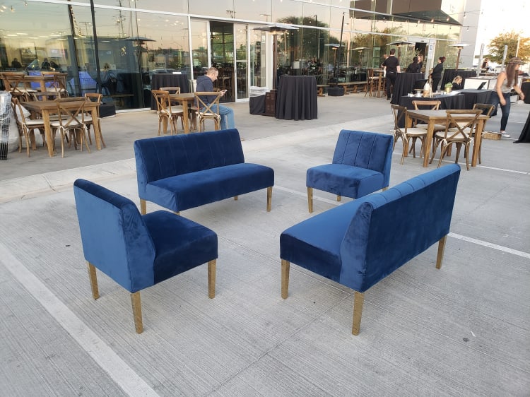 Kincaid Loveseat - Sapphire view 2