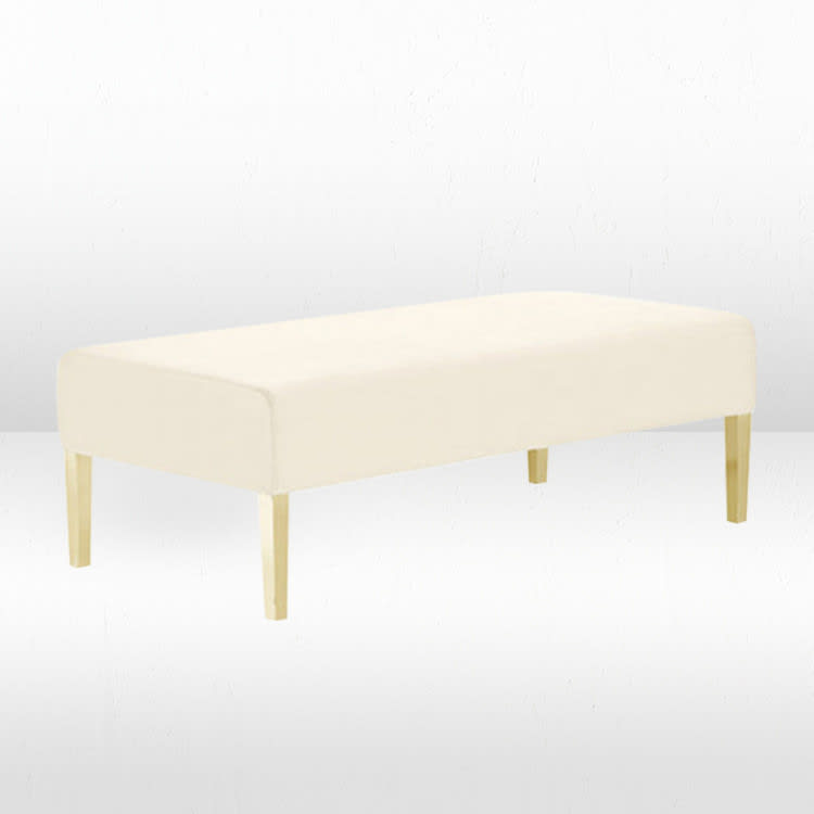 Kincaid 4ft Ottoman - White view 2