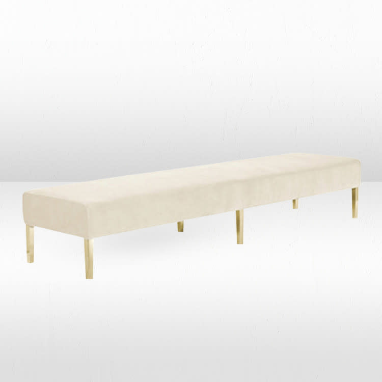 Kincaid 8ft Ottoman - White view 2
