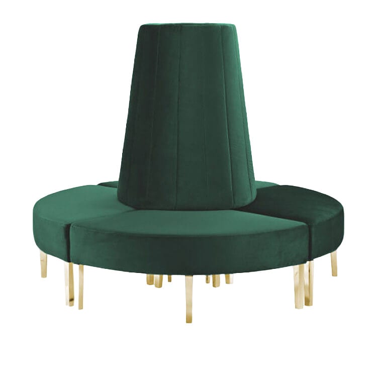 Kincaid Circle Sofa - Emerald