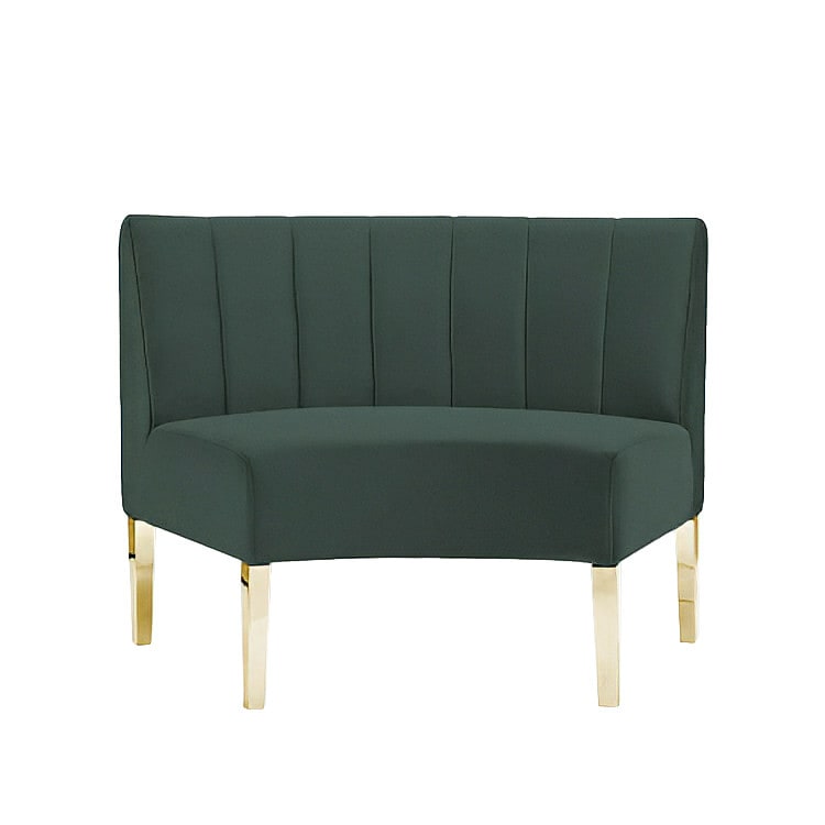 Kincaid Inside Round Sofa - Emerald