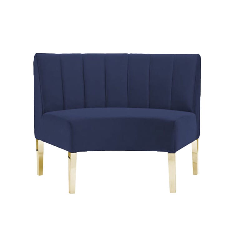 Kincaid Inside Round Sofa - Sapphire