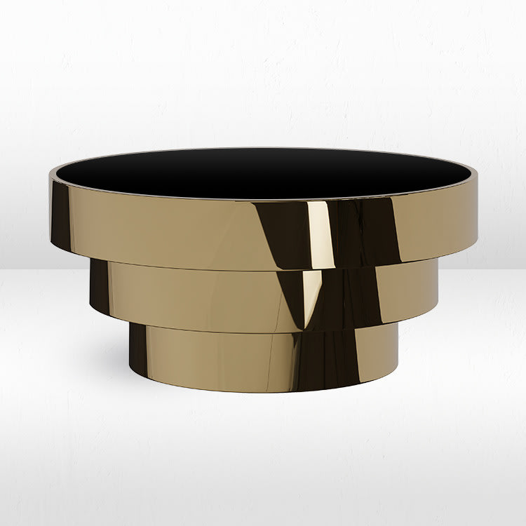Lenox Coffee Table /  Black Matte Top view 2