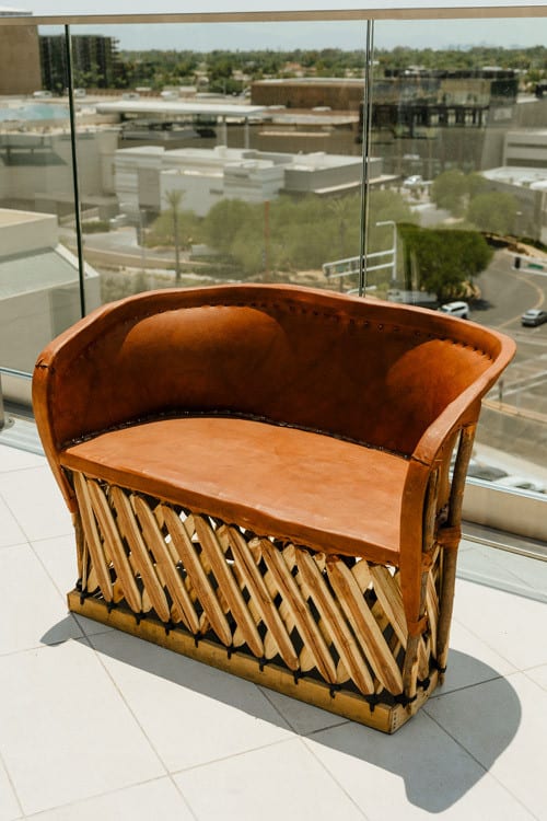 Southwest Equipale Loveseat view 3