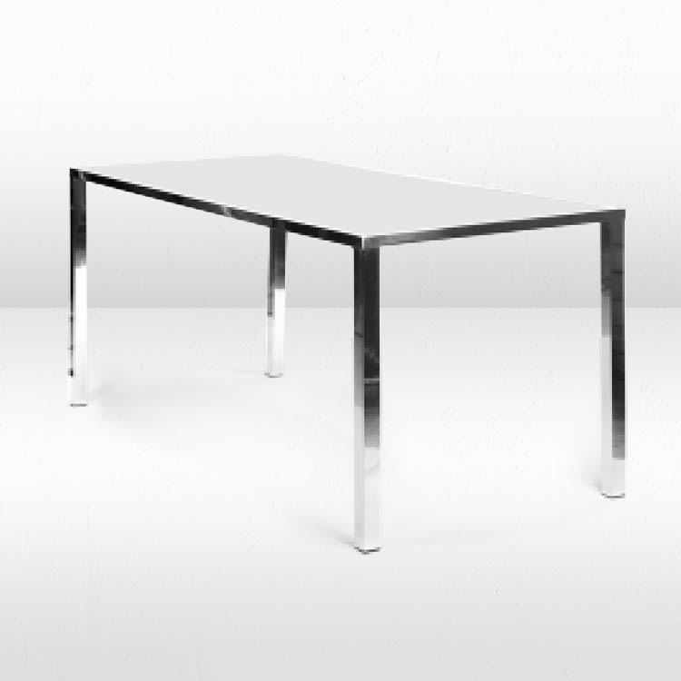 Metropolitan Communal Table - Silver view 4
