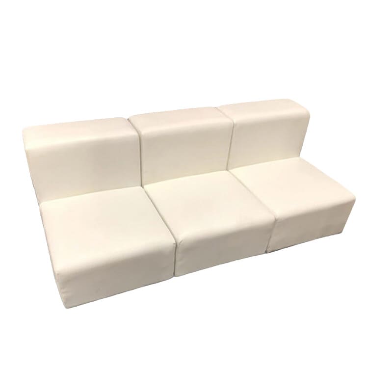 Mondrian Armless Sofa - White