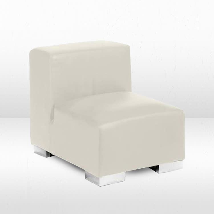 Mondrian Middle Armless - White view 5