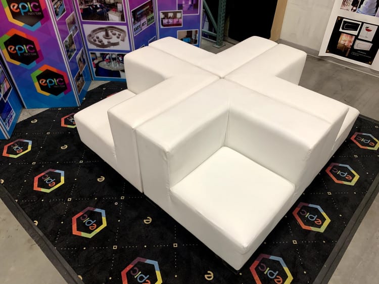 Mondrian Quad Lounge - White view 2