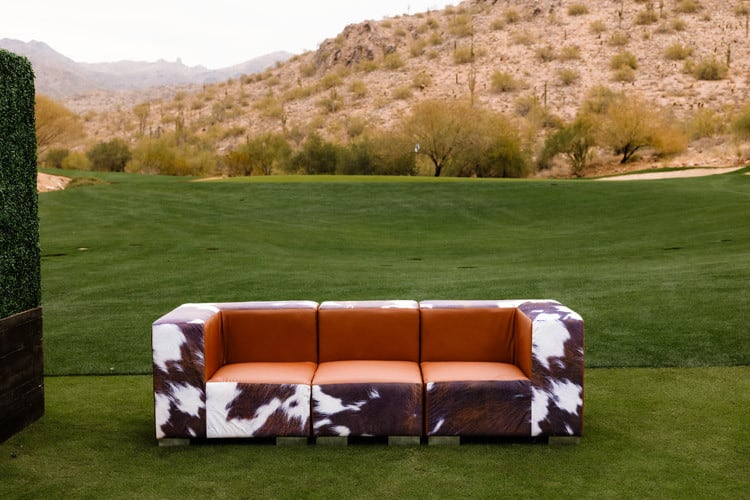 Mondrian Sofa - Cowhide view 2