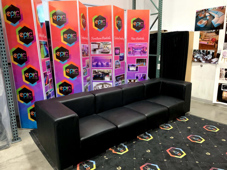 Mondrian Sofa XL - Black view 6
