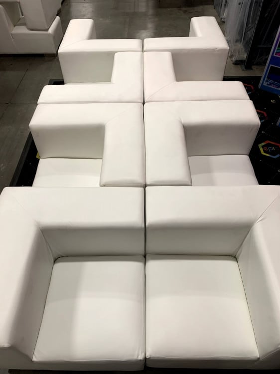 Mondrian Spider Lounge - White view 4