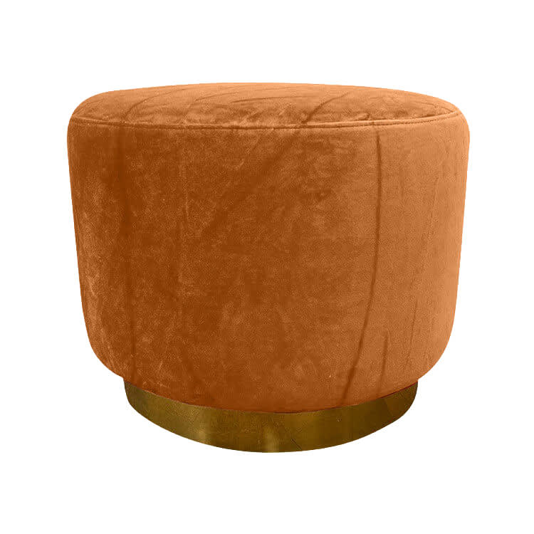 Colette Dot Ottoman - Cinnamon