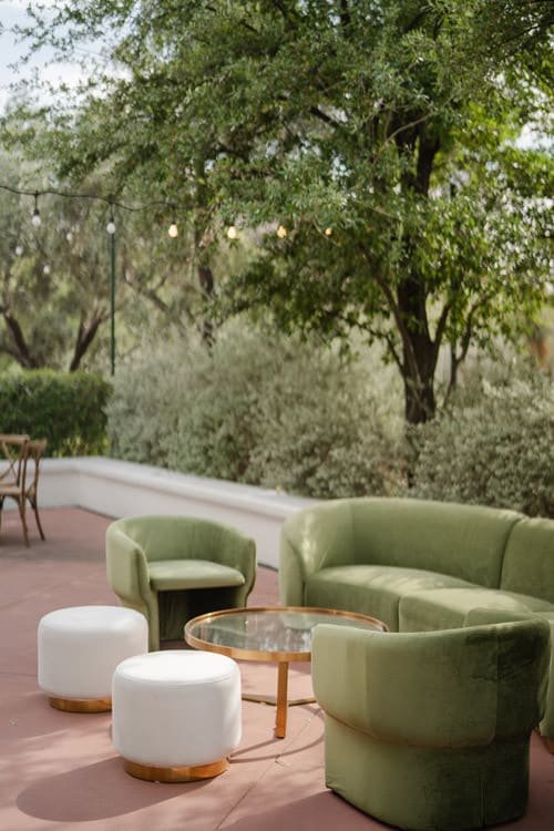 Colette Dot Ottoman - Ivory view 6
