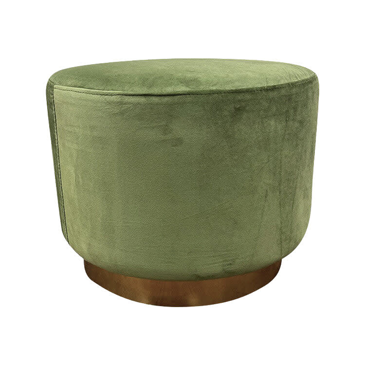 Colette Dot Ottoman - Moss